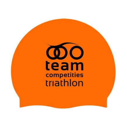 Badmuts team competities triathlon | silicone | oranje