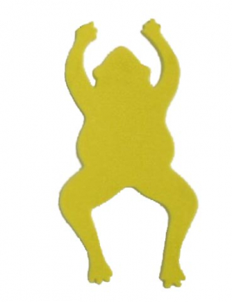 Drijvende figuren, evazote, kikker