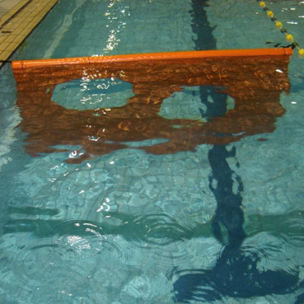 Duikscherm met twee gaten, 250x180 cm