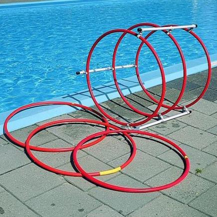 Diving fun onderwatertunnel, met 6 hoepels**