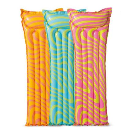 Intex razzle dazzle wave luchtbed |183x69 cm | assortimentskleuren**