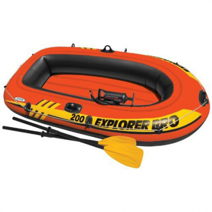 Intex opblaasboot Explorer Pro 200 set met peddels en pomp**