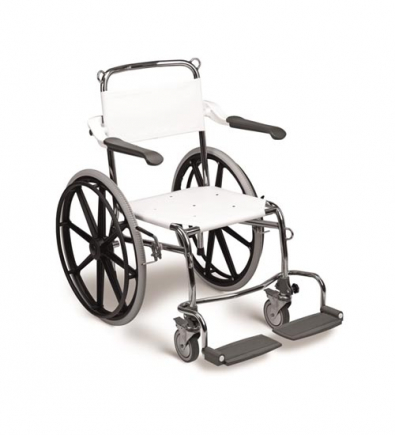 Linido zwembadstoel zelfrijder, RVS AISI 316, zithoogte 49 cm