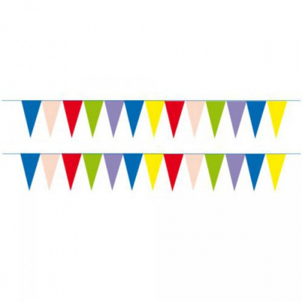 Talamex pavoiseervlaggen, spunpolyester, 12 meter, gekleurd