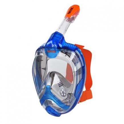 Seac snorkelmasker Magica, L-XL, blauw/oranje