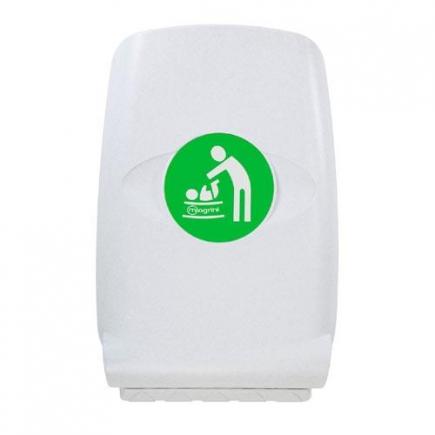 Magrini baby omkleedunit inklapbaar, verticaal, wit