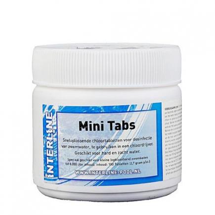 Interline chloortabletten mini-tabs | 2,7 gram | 180 tabletten