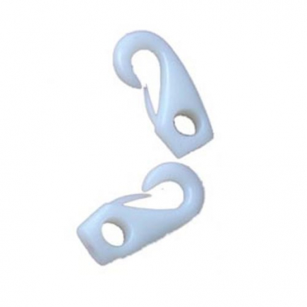 Nylon musketonhaakje, 6 mm