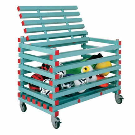 Rea kunststof attributenbox, met deksel, 120x70x93 cm