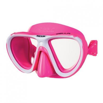 SEAC kinder duikbril Bella color, silicone, roze