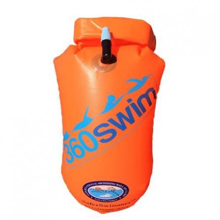 360swim™ Ultra drybag zwemboei | medium | oranje