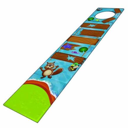 Survivalmat met gat 500x106 cm, met print waterloopbrug