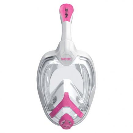SEAC snorkelmasker Unica, S-M, wit/roze**