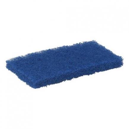 Vikan schuurpad, nylon, medium, blauw - verpakking 10 stuks