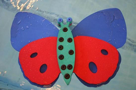 Drijfmat vlinder, 110 cm