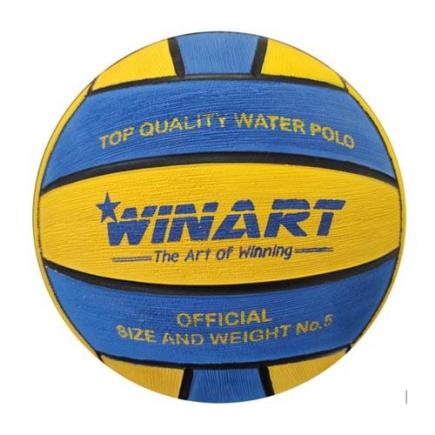 Winart top grippy waterpolobal | geel/blauw | maat 4