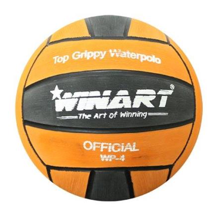 Winart top grippy waterpolobal | oranje/zwart | maat 4